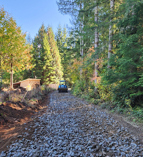 Site preparation with debris removal