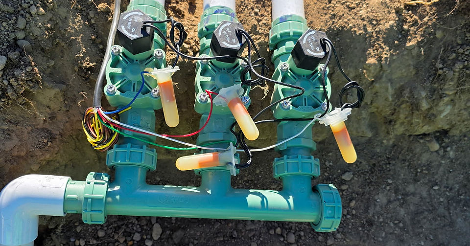 Irrigation system installation